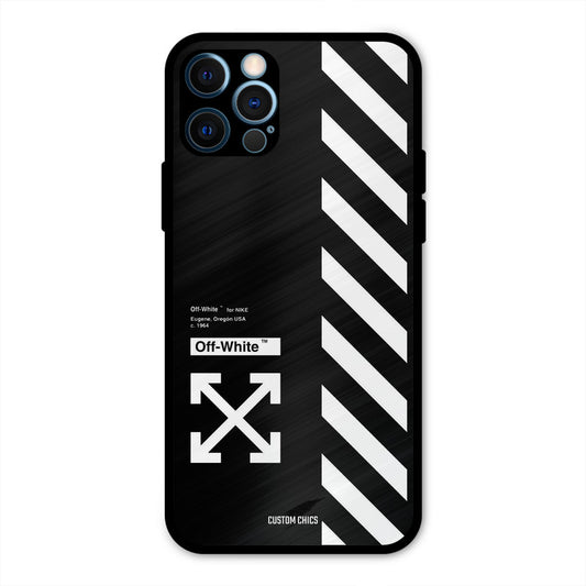 Off White IPhone 12 Pro Mobile Back Cover - Aesthetic PrintShield Case