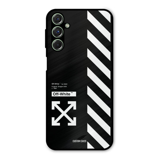 Off White Samsung Galaxy M34 Mobile Back Cover - Aesthetic PrintShield Case
