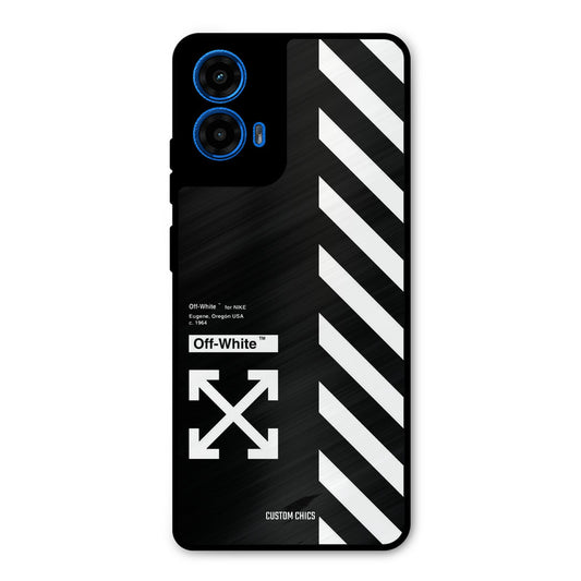 Off White Moto G45 Mobile Back Cover - Aesthetic PrintShield Case