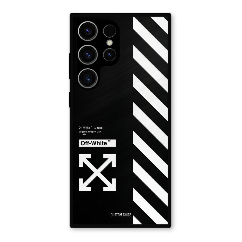 Off White Samsung Galaxy S23 Ultra Mobile Back Cover - Aesthetic PrintShield Case