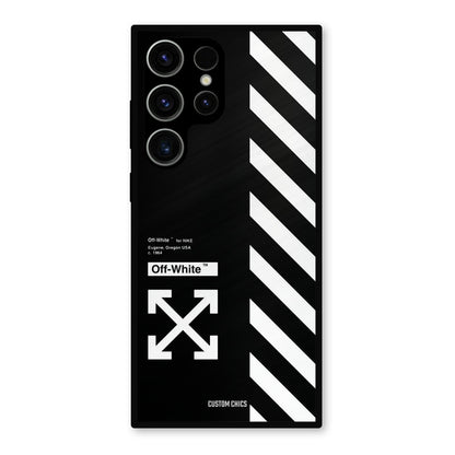 Off White Samsung Galaxy S23 Ultra Mobile Back Cover - Aesthetic PrintShield Case