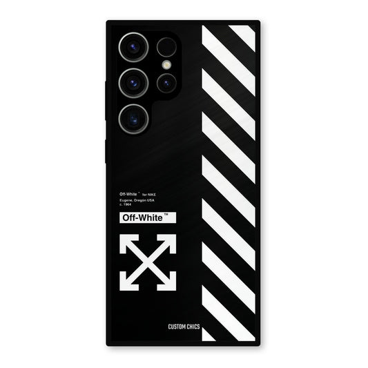 Off White Samsung Galaxy S23 Ultra Mobile Back Cover - Aesthetic PrintShield Case