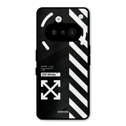 Off White Nothing Phone 3A Mobile Back Cover - Aesthetic PrintShield Case