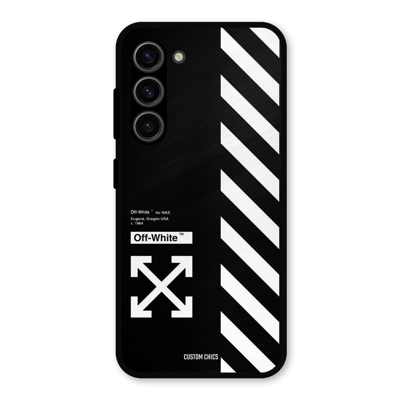 Off White Samsung Galaxy S23 FE Mobile Back Cover - Aesthetic PrintShield Case