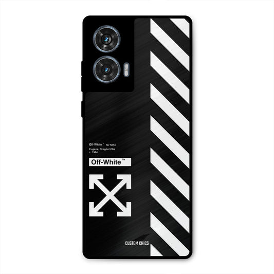 Off White Moto G96 Mobile Back Cover - Aesthetic PrintShield Case