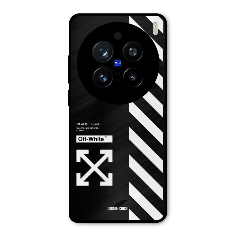 Off White Vivo X200 Pro Mobile Back Cover - Aesthetic PrintShield Case