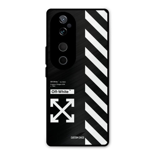 Off White Vivo V40 Mobile Back Cover - Aesthetic PrintShield Case