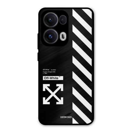 Off White Oppo Reno 13 Pro 5G Mobile Back Cover - Aesthetic PrintShield Case
