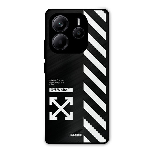 Off White Redmi Note 14 Mobile Back Cover - Aesthetic PrintShield Case
