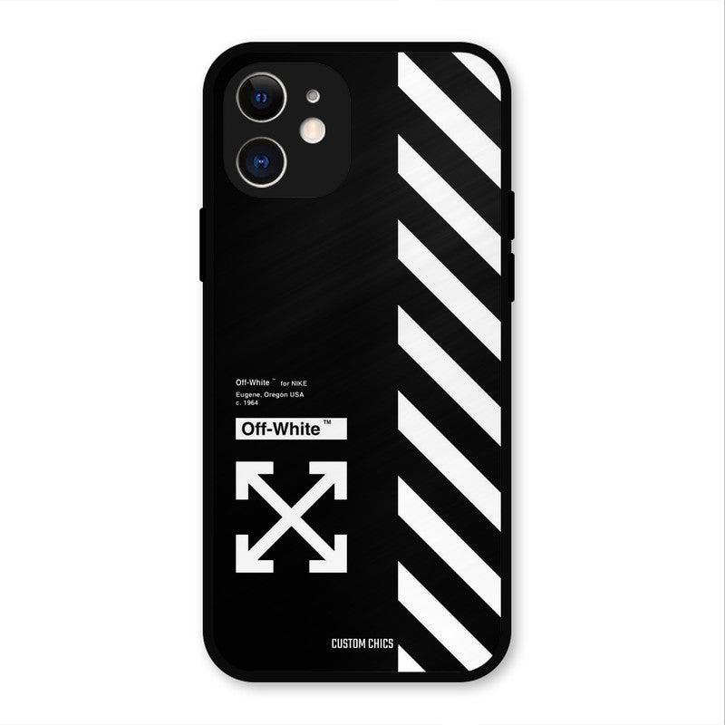 Off White IPhone 12 Mobile Back Cover - Aesthetic PrintShield Case