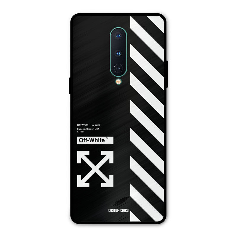 Off White Oneplus 8 Mobile Back Cover - Aesthetic PrintShield Case