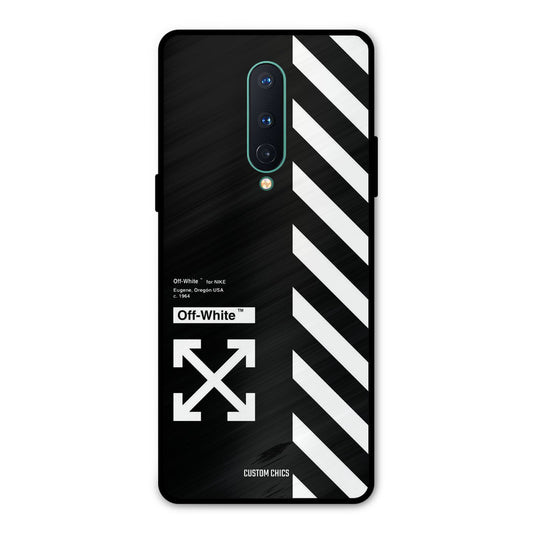 Off White Oneplus 8 Mobile Back Cover - Aesthetic PrintShield Case