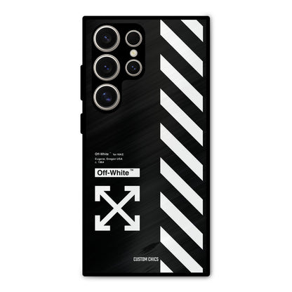Off White Samsung Galaxy S24 Ultra Mobile Back Cover - Aesthetic PrintShield Case
