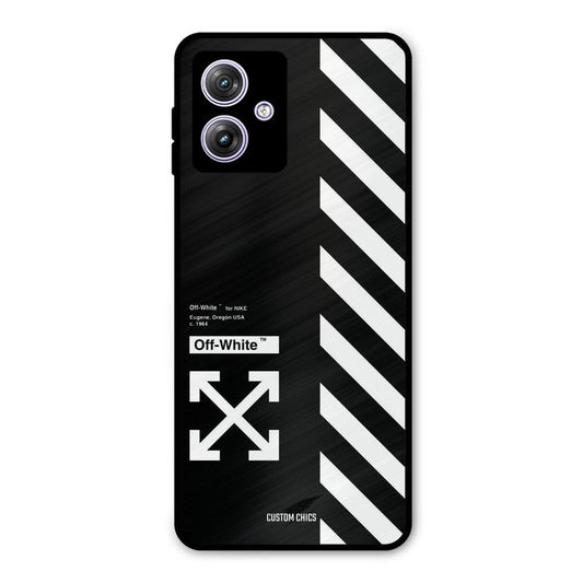Off White Moto G54 Mobile Back Cover - Aesthetic PrintShield Case