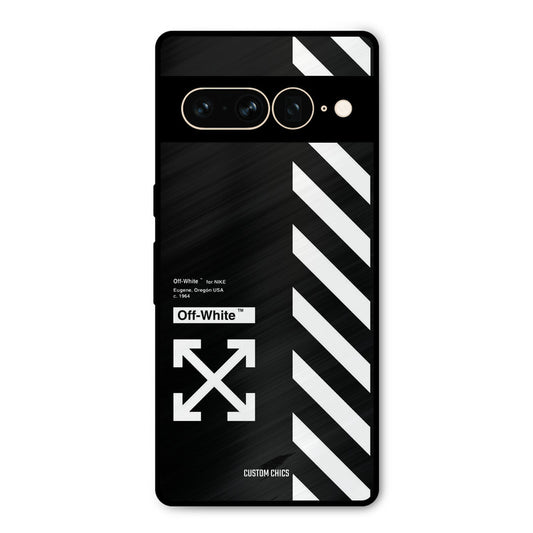 Off White Google Pixel 7 Pro Mobile Back Cover - Aesthetic PrintShield Case