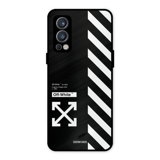 Off White OnePlus Nord 2 5G Mobile Back Cover - Aesthetic PrintShield Case