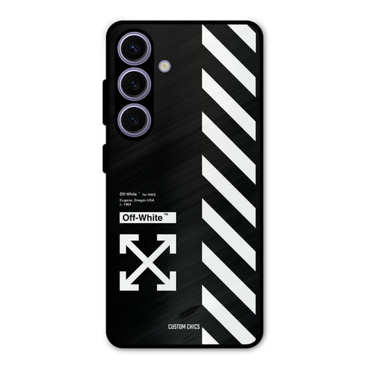 Off White Samsung Galaxy S24 Mobile Back Cover - Aesthetic PrintShield Case