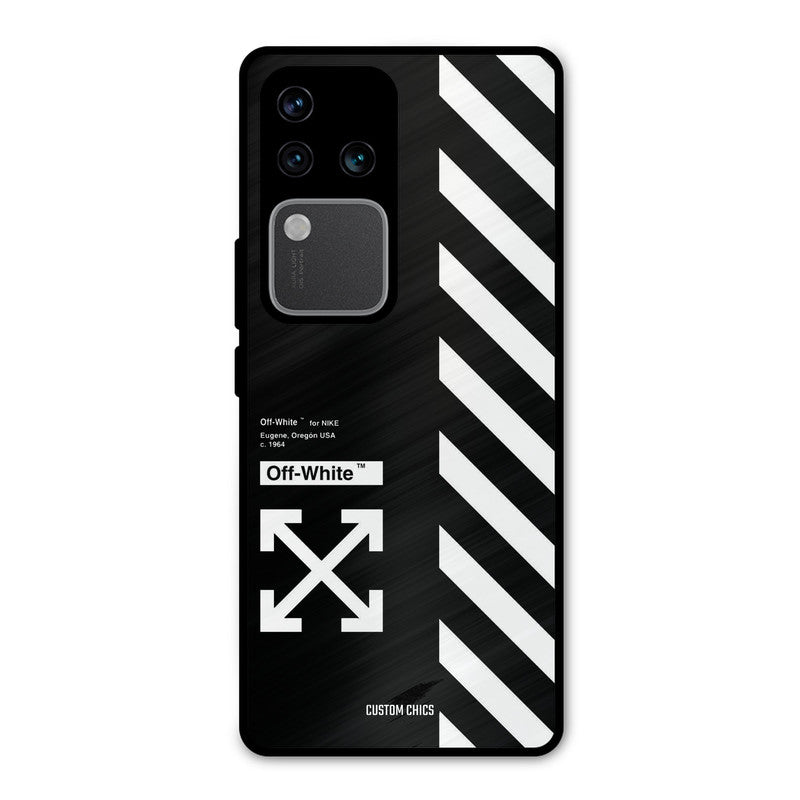 Off White Vivo V30 Pro Mobile Back Cover - Aesthetic PrintShield Case