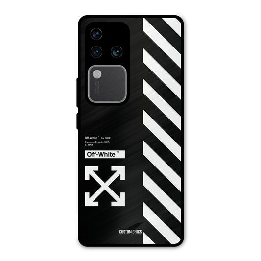 Off White Vivo V30 Pro Mobile Back Cover - Aesthetic PrintShield Case