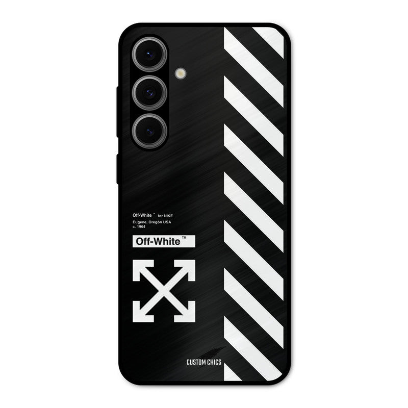 Off White Samsung Galaxy S24 FE Mobile Back Cover - Aesthetic PrintShield Case