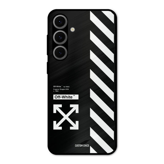 Off White Samsung Galaxy S24 FE Mobile Back Cover - Aesthetic PrintShield Case
