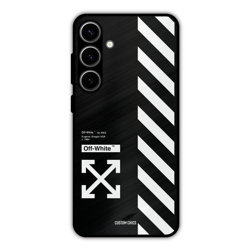Off White Samsung Galaxy S24 Plus Mobile Back Cover - Aesthetic PrintShield Case