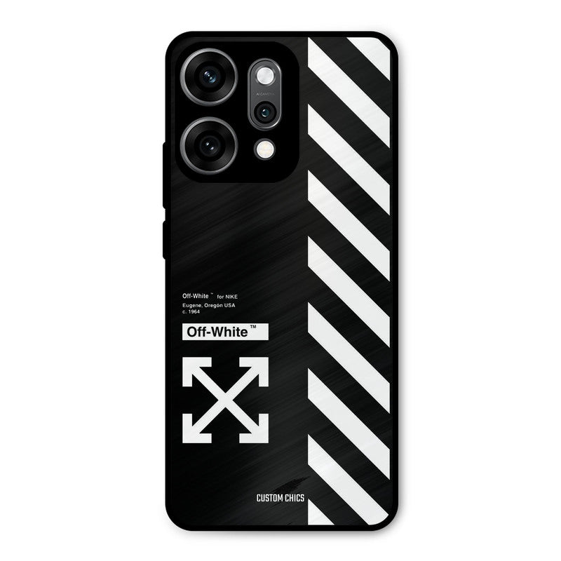 Off White Oppo Reno 14 Pro Mobile Back Cover - Aesthetic PrintShield Case