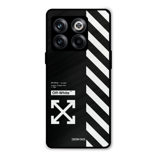 Off White Oneplus 10T Mobile Back Cover - Aesthetic PrintShield Case