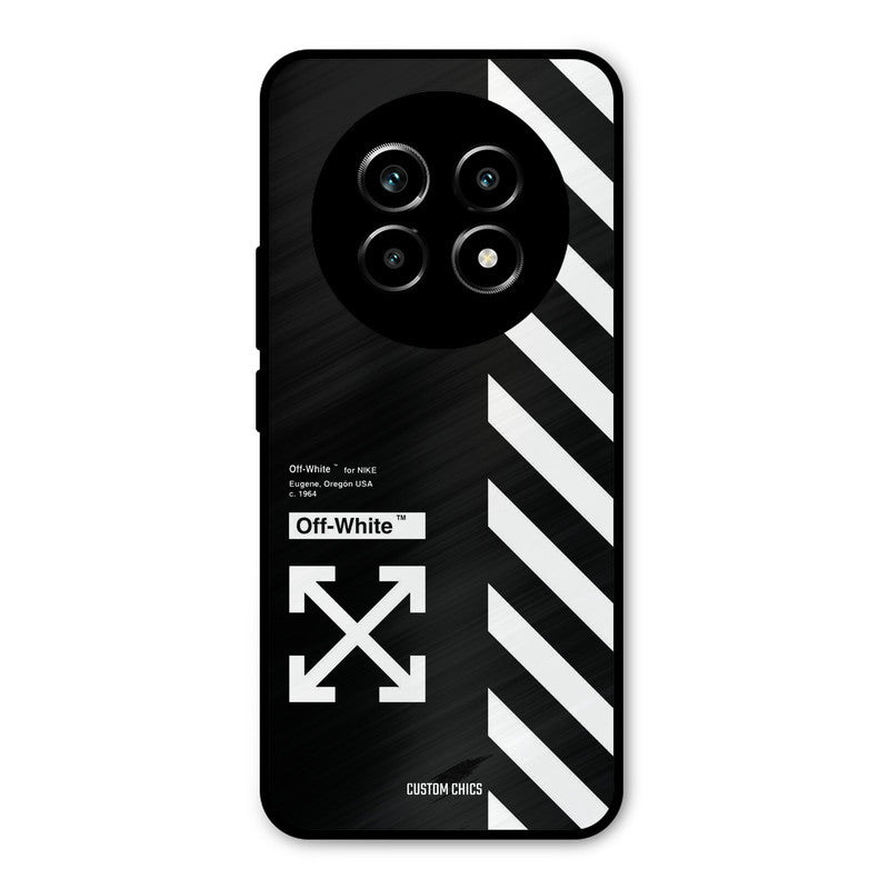 Off White Realme 13 Pro Mobile Back Cover - Aesthetic PrintShield Case