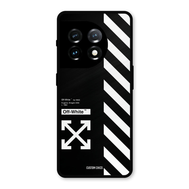 Off White OnePlus 11 Mobile Back Cover - Aesthetic PrintShield Case