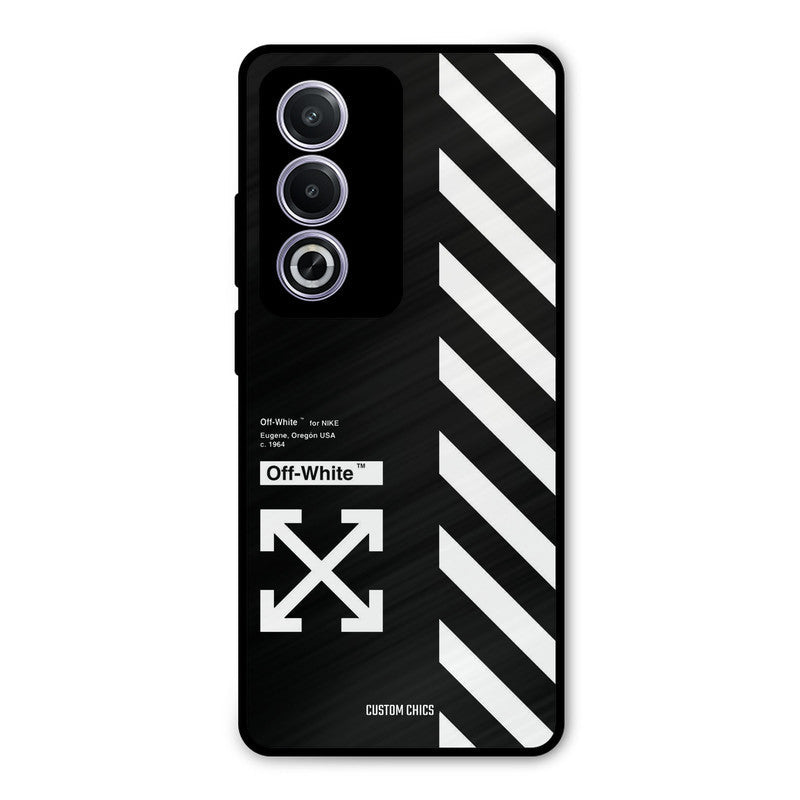 Off White Oppo K12x Mobile Back Cover - Aesthetic PrintShield Case