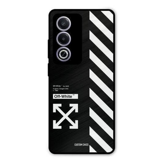 Off White Oppo K12x Mobile Back Cover - Aesthetic PrintShield Case