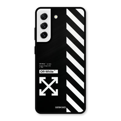 Off White Samsung Galaxy S21 FE 5G Mobile Back Cover - Aesthetic PrintShield Case
