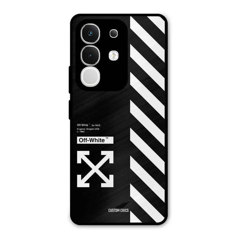 Off White Vivo T4x Mobile Back Cover - Aesthetic PrintShield Case