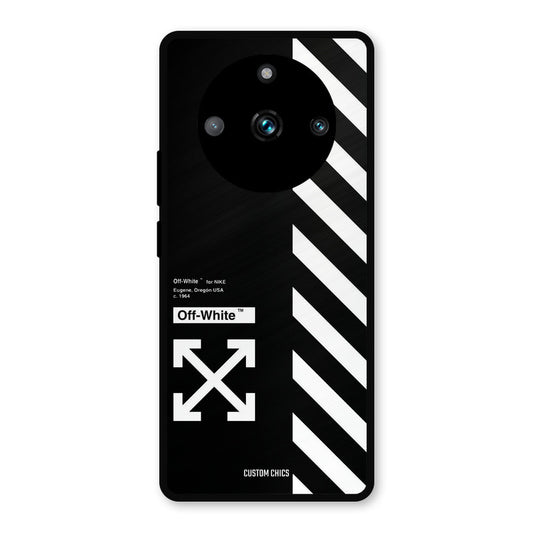 Off White Realme 11 Pro Plus Mobile Back Cover - Aesthetic PrintShield Case