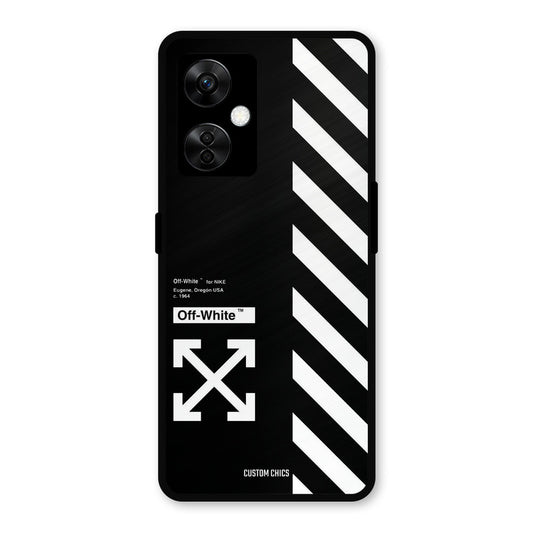 Off White OnePlus Nord CE 3 Lite Mobile Back Cover - Aesthetic PrintShield Case