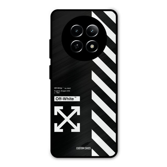 Off White Realme Narzo N65 Mobile Back Cover - Aesthetic PrintShield Case
