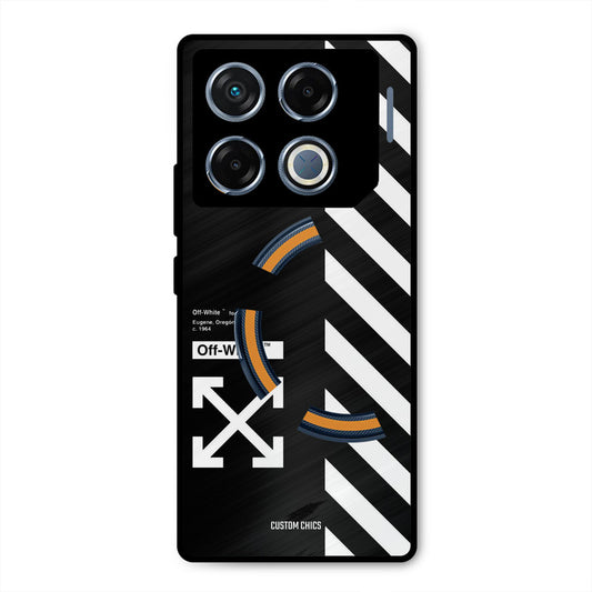 Off White Infinix GT 20 Pro Mobile Back Cover - Aesthetic PrintShield Case