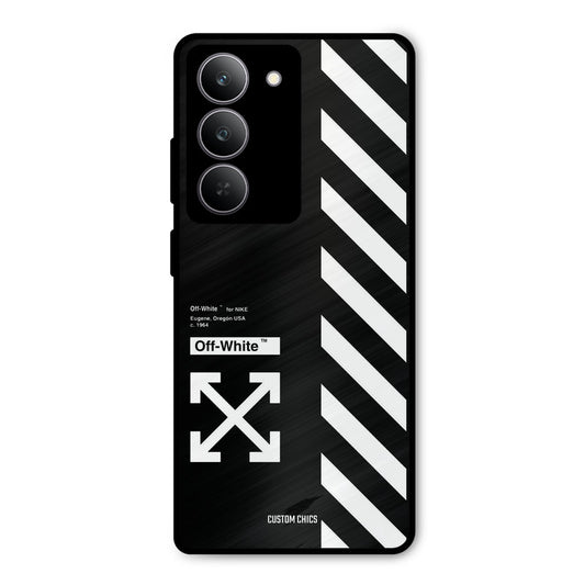 Off White Realme 14x Mobile Back Cover - Aesthetic PrintShield Case