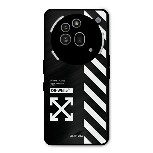 Off White Nothing Phone 3A Pro Mobile Back Cover - Aesthetic PrintShield Case
