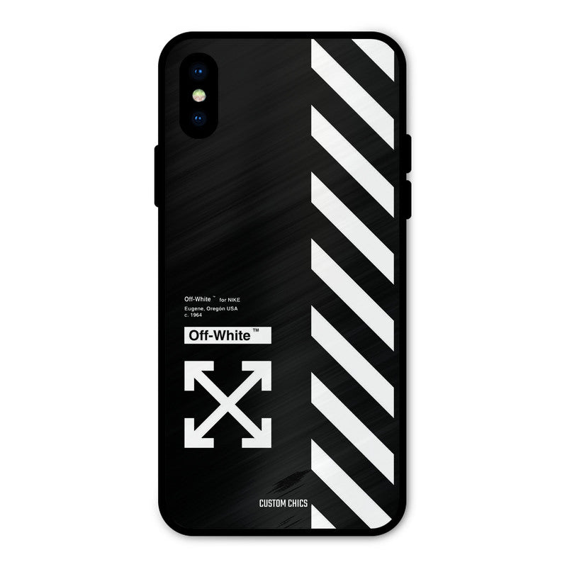 Off White iPhone X Mobile Back Cover - Aesthetic PrintShield Case