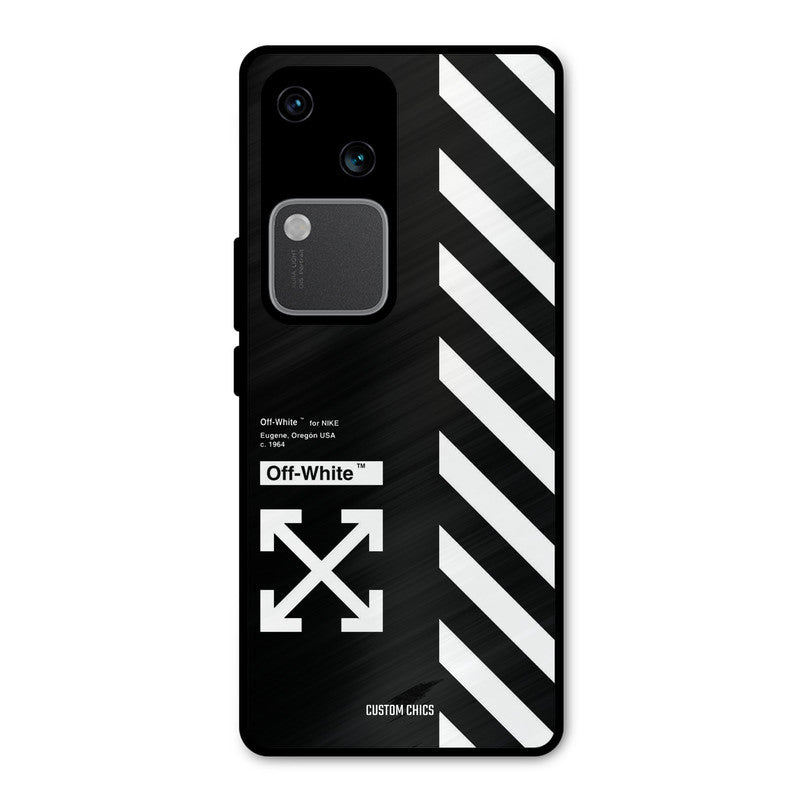 Off White Vivo V30 Mobile Back Cover - Aesthetic PrintShield Case