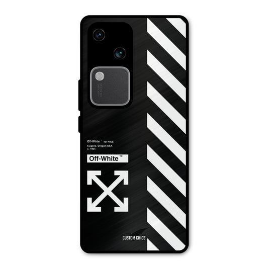 Off White Vivo V30 Mobile Back Cover - Aesthetic PrintShield Case