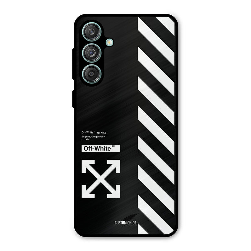 Off White Samsung Galaxy M55 5G Mobile Back Cover - Aesthetic PrintShield Case