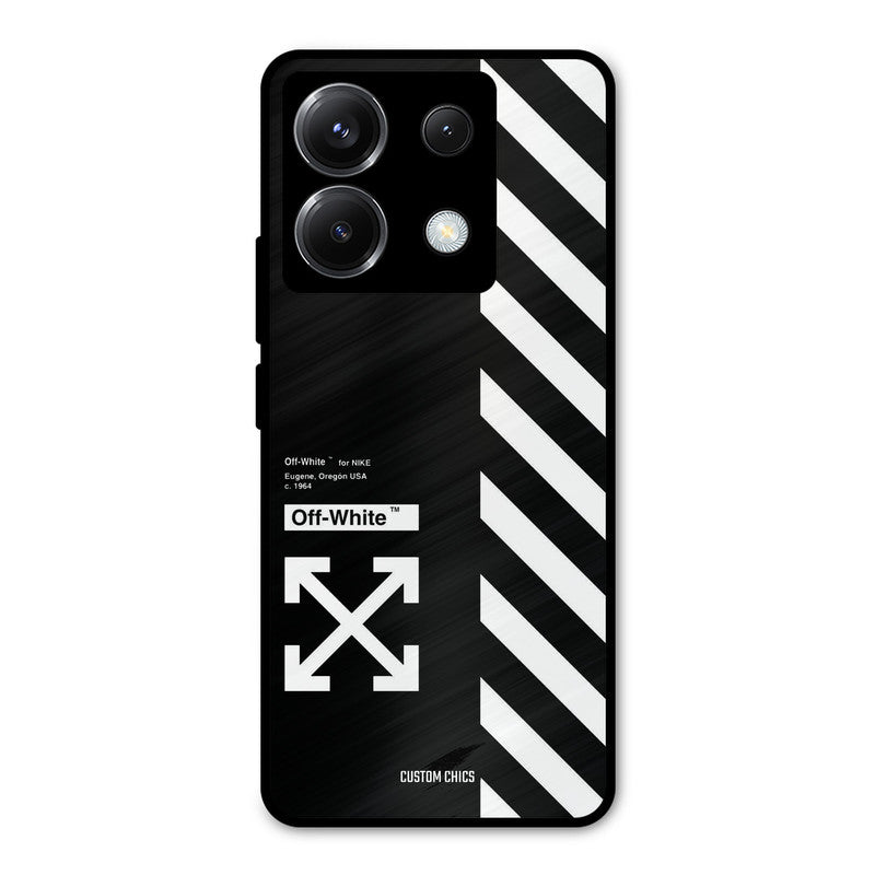Off White Poco X6 Mobile Back Cover - Aesthetic PrintShield Case