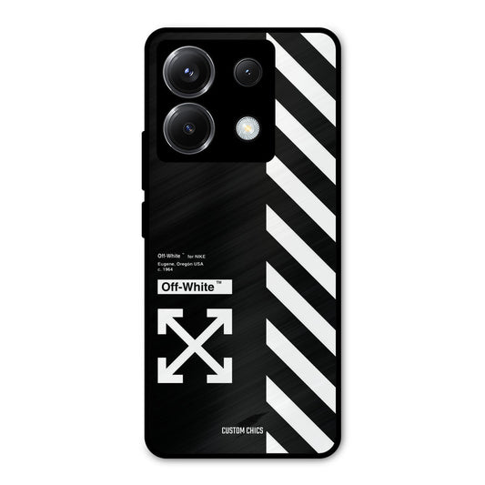 Off White Poco X6 Mobile Back Cover - Aesthetic PrintShield Case