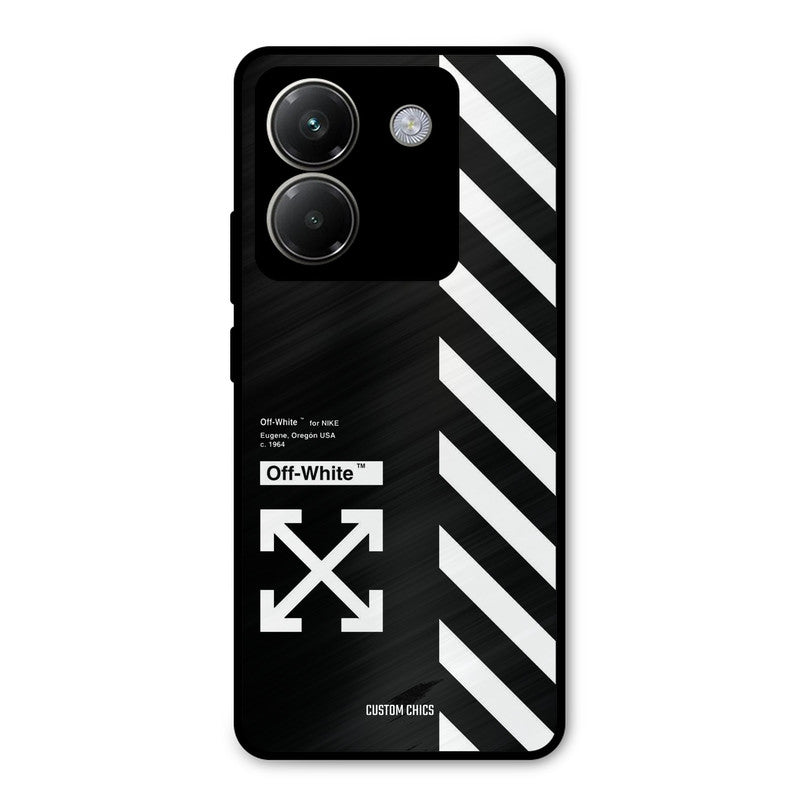 Off White Poco M7 Pro Mobile Back Cover - Aesthetic PrintShield Case