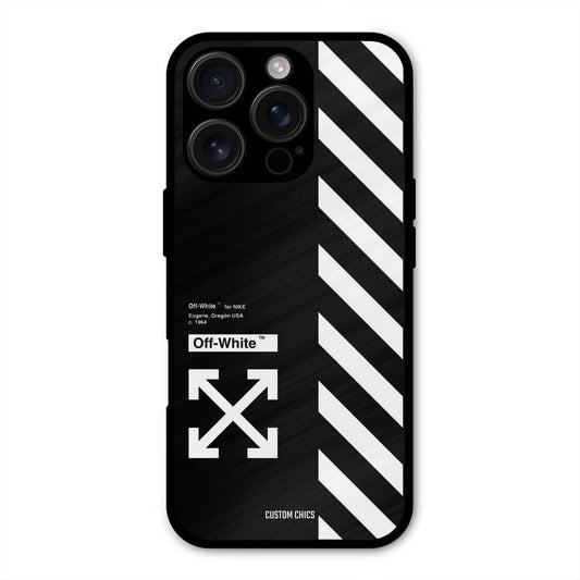 Off White iPhone 16 Pro Max Mobile Back Cover - Aesthetic PrintShield Case