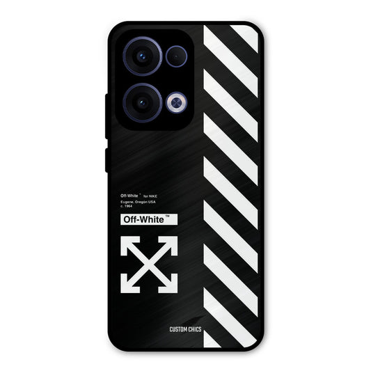 Off White Oppo Reno 13 5G Mobile Back Cover - Aesthetic PrintShield Case