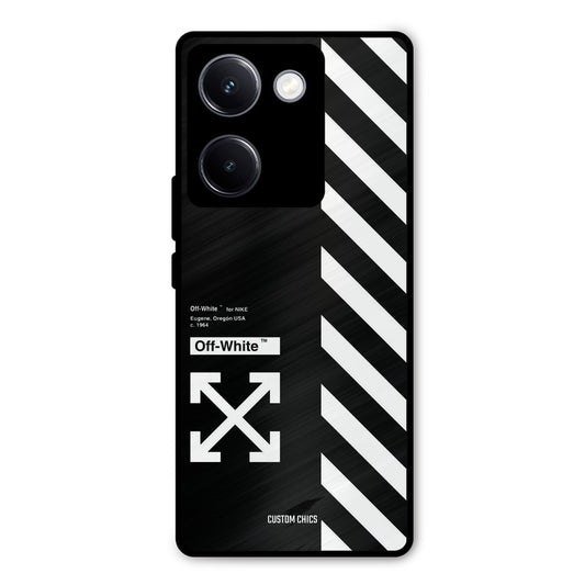 Off White Vivo Y300 Plus Mobile Back Cover - Aesthetic PrintShield Case